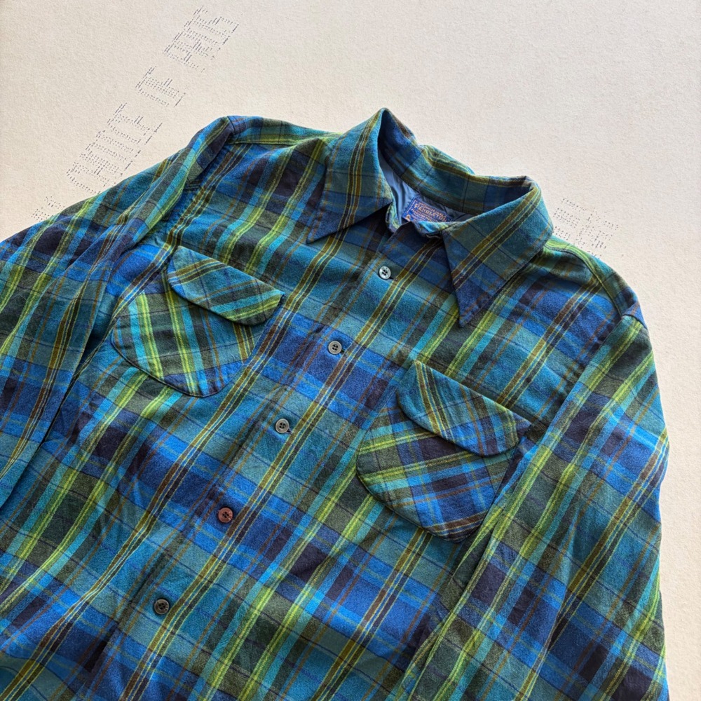 Vintage 70s Pendleton Wool Flannel Shirt